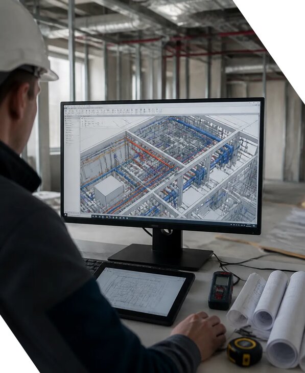 Создание BIM модели инженерных сетей для объектов в Тутаеве